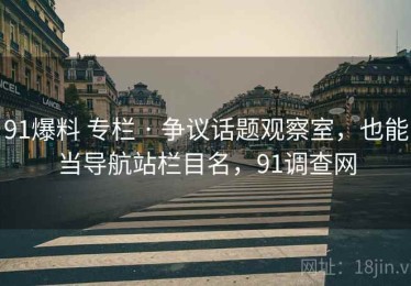 91爆料 专栏 · 争议话题观察室，也能当导航站栏目名，91调查网