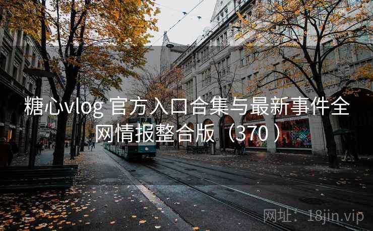 糖心vlog 官方入口合集与最新事件全网情报整合版（370 ）